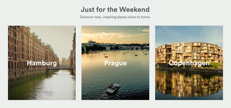 Airbnb Getaways - Find your favourite weekend trip destination